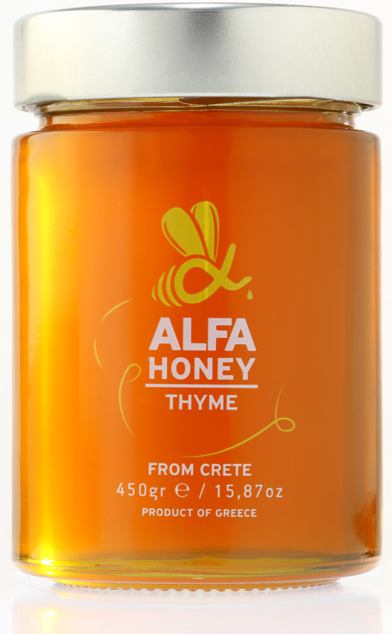 Κρητικό μέλι ALFA HONEY με Θυμάρι, Άγρια Βότανα & Πεύκο