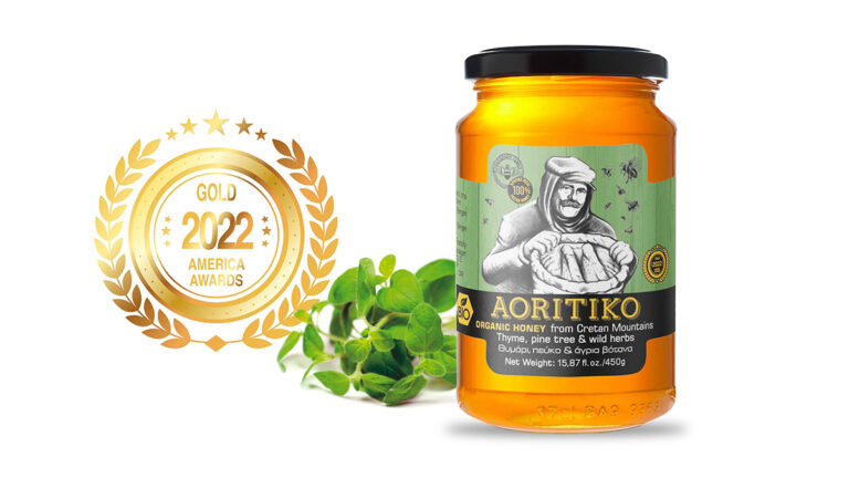 Χρυσή Διάκριση για το μέλι AORITIKO στα America Awards Honey