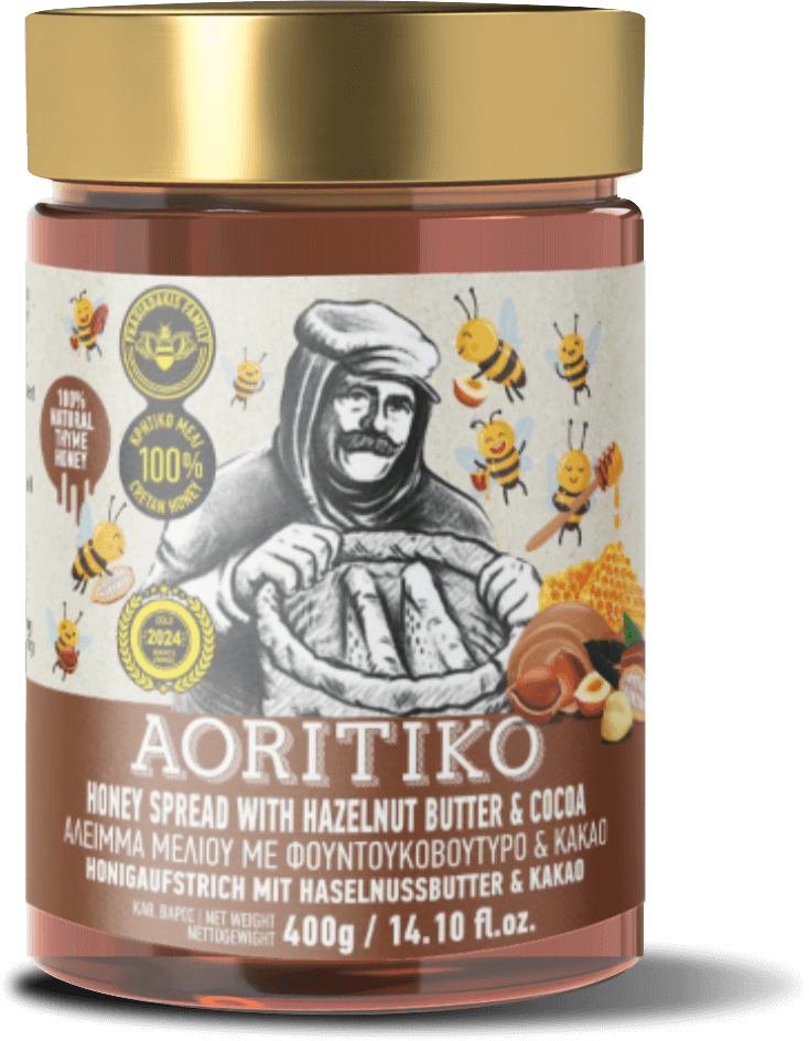 Άλειμμα μελιού με φουντουκοβούτυρο & κακάο